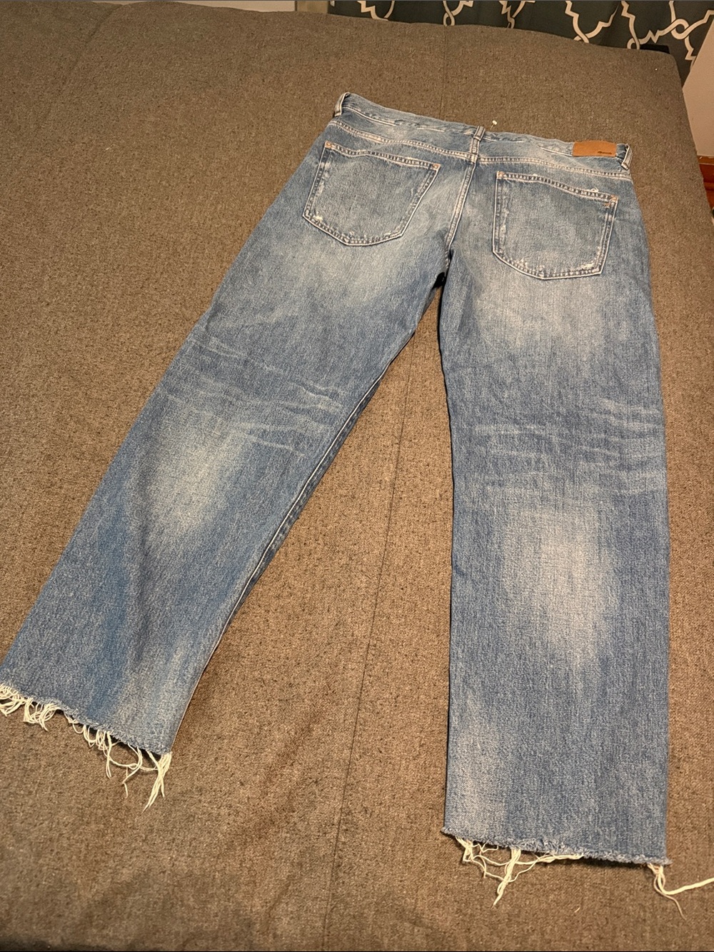 Madewell the dean easy straight Jean in monessen wash, 32, good condition - Picture 3 of 12